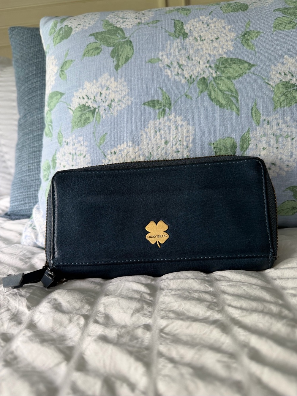 Lucky brand zip around wallet